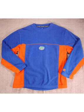Florida Gators Sweatshirt Men Large Fleece Blue y2k Starter